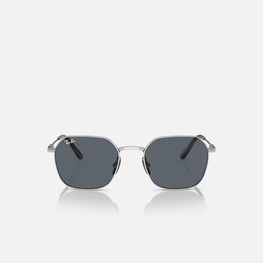 Kính Ray-Ban Jim Titanium Bạc Xanh Dương