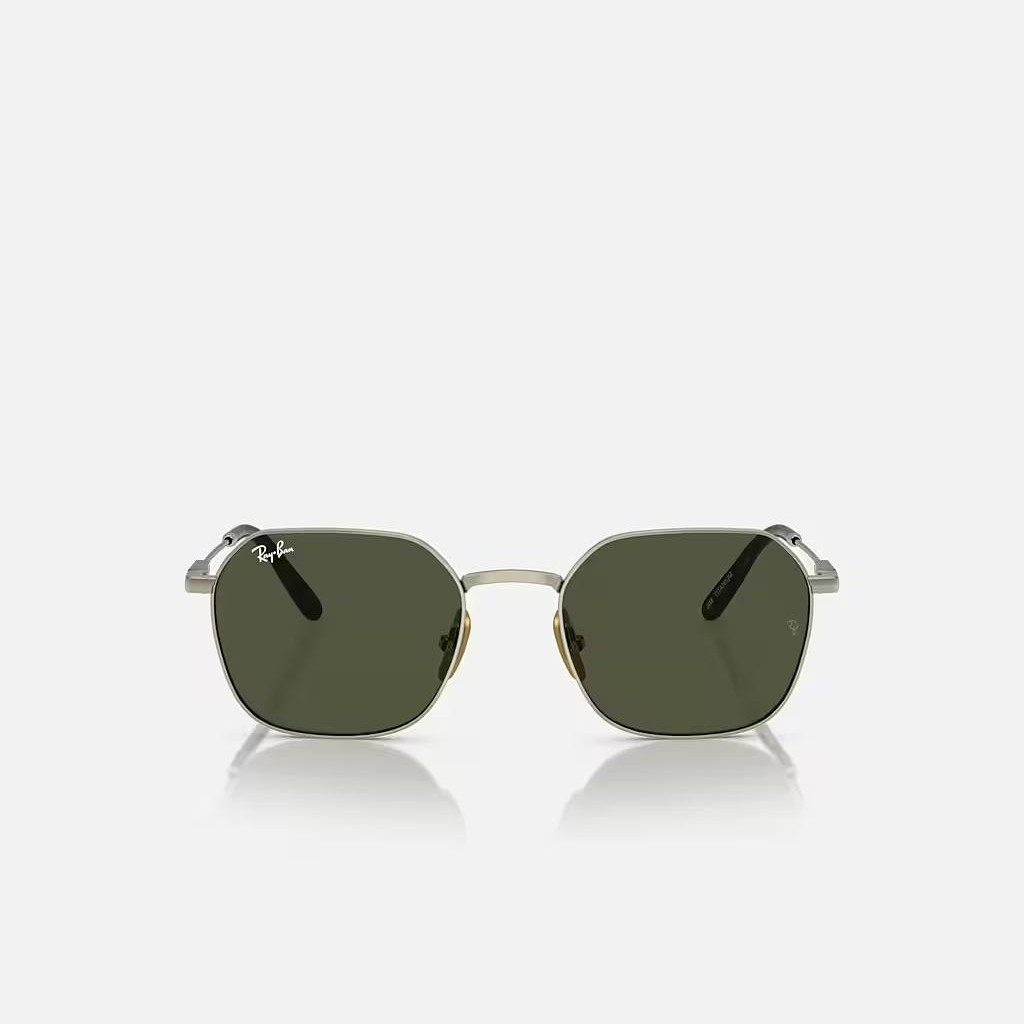 Kính Ray-Ban Jim Titanium Vàng Xanh Lá