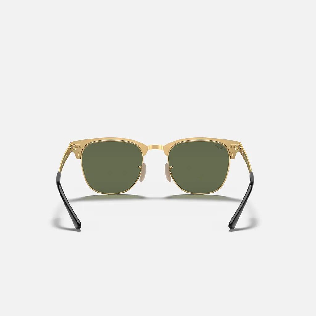 Kính Ray-Ban Clubmaster Metal Đen Xanh Lá