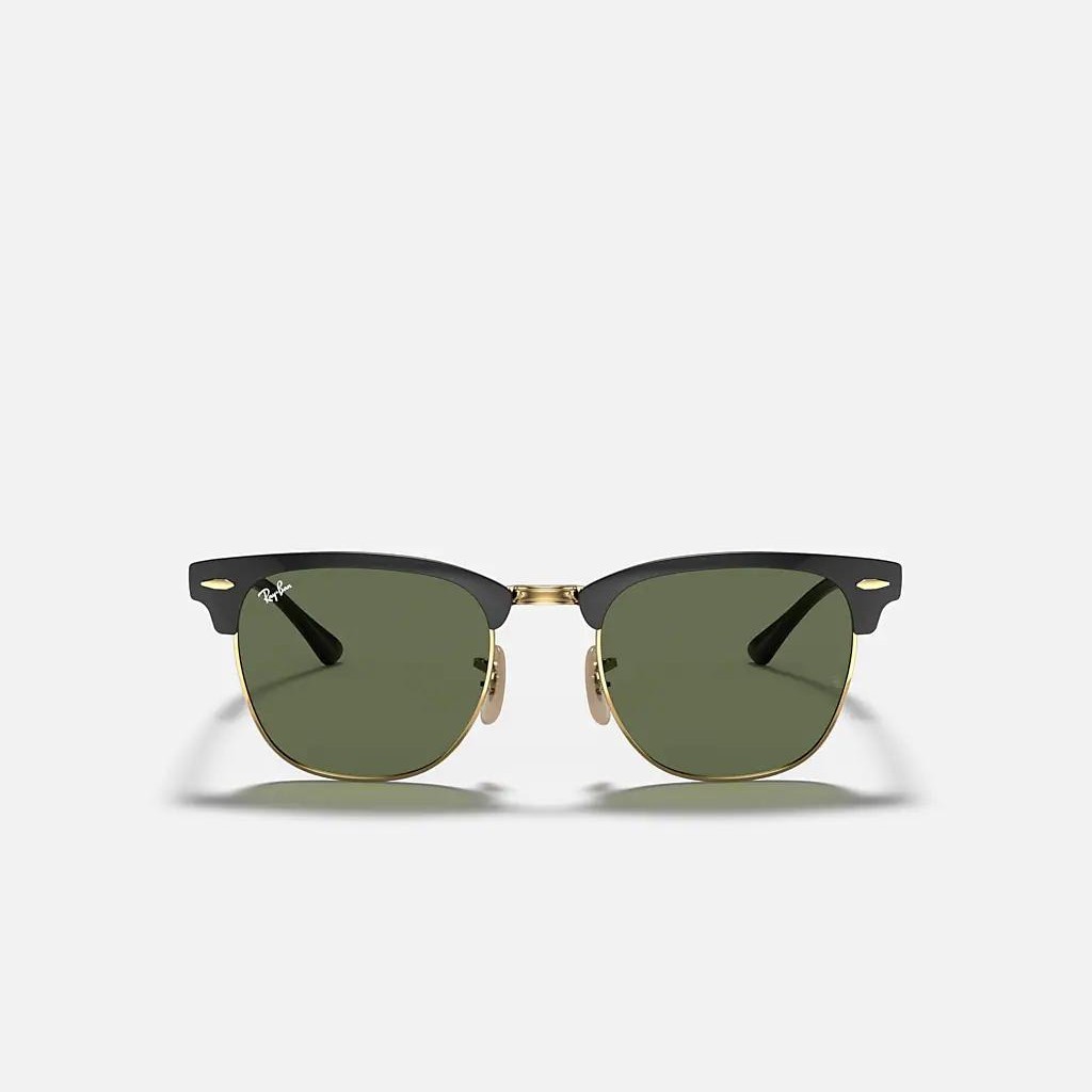 Kính Ray-Ban Clubmaster Metal Đen Xanh Lá