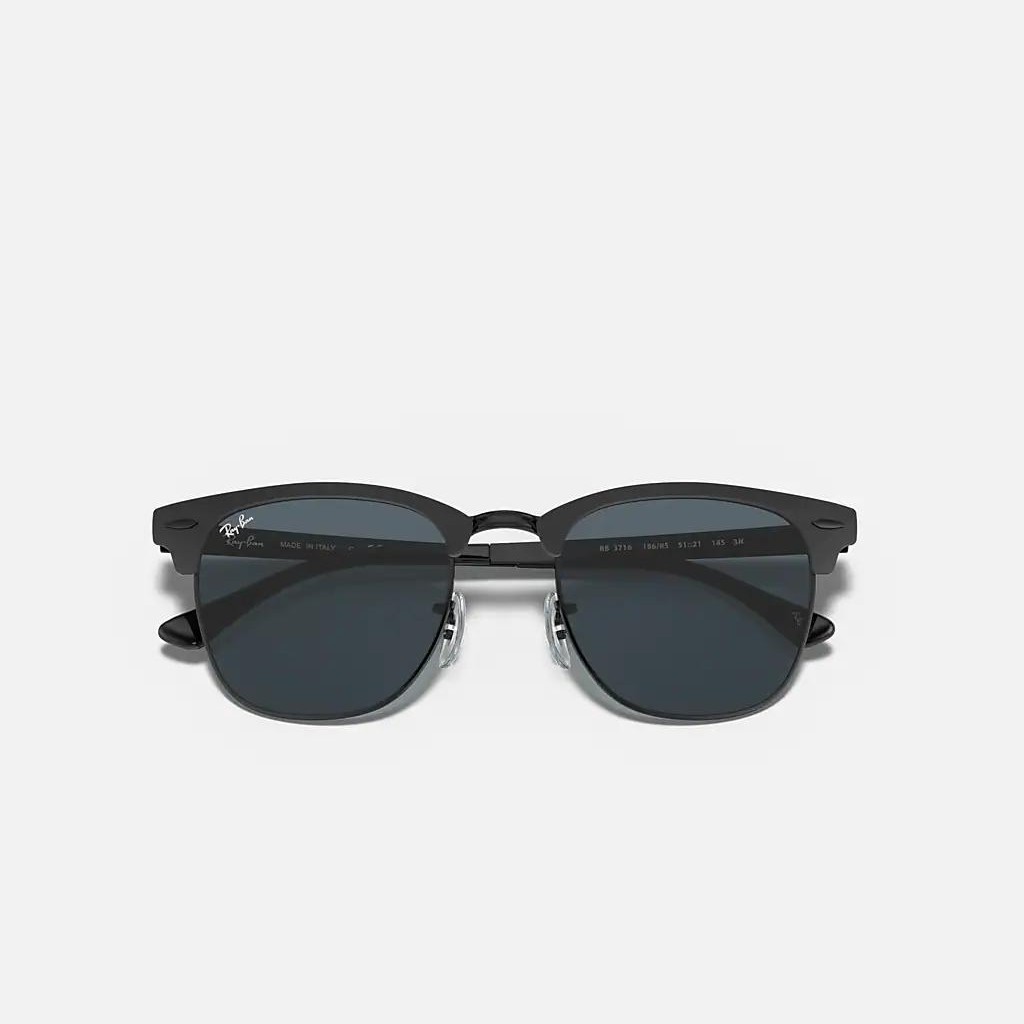 Kính Ray-Ban Clubmaster Metal Đen Nhám Xanh Lá