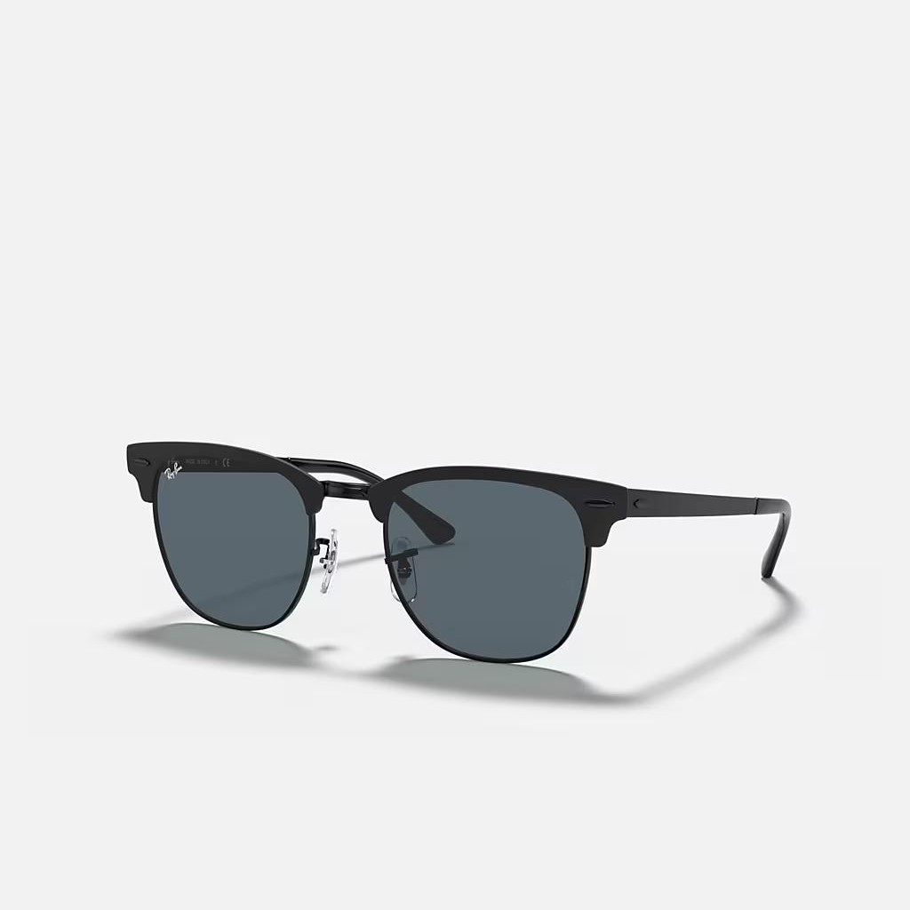 Kính Ray-Ban Clubmaster Metal Đen Nhám Xanh Lá