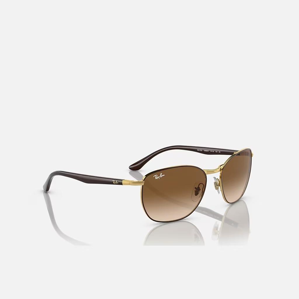 Kính Ray-Ban Rb3702 Vàng Nâu