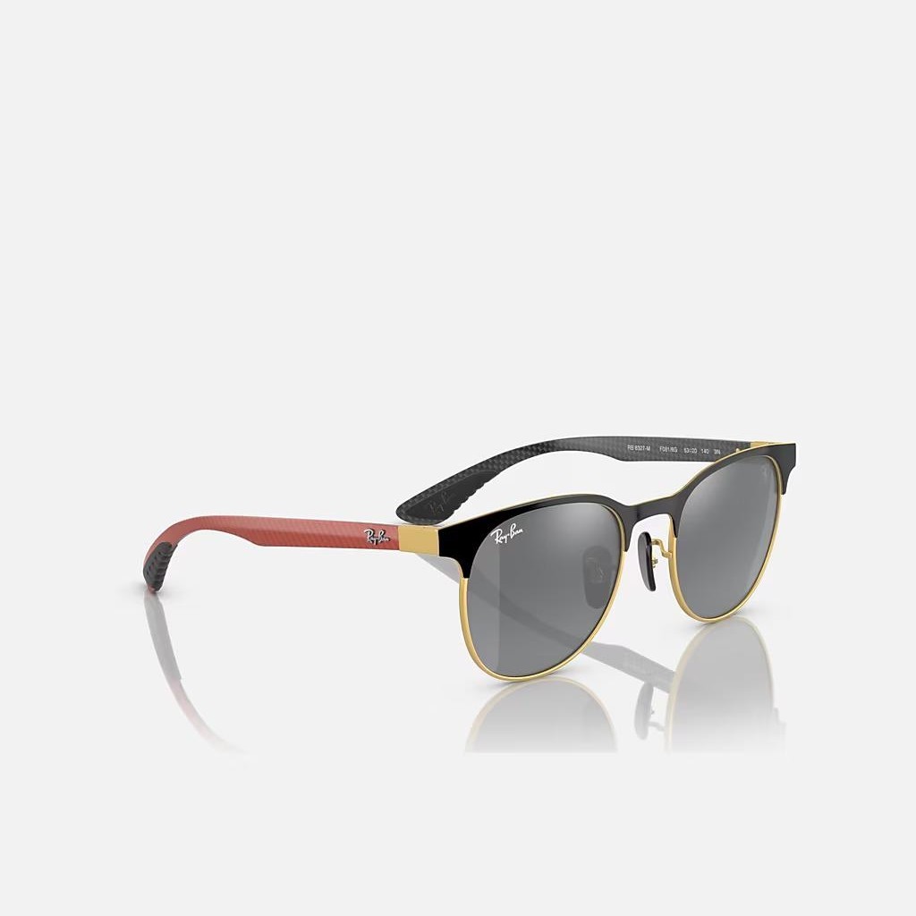 Kính Ray-Ban Rb8327M Scuderia Ferrari Collection Bạc Vàng