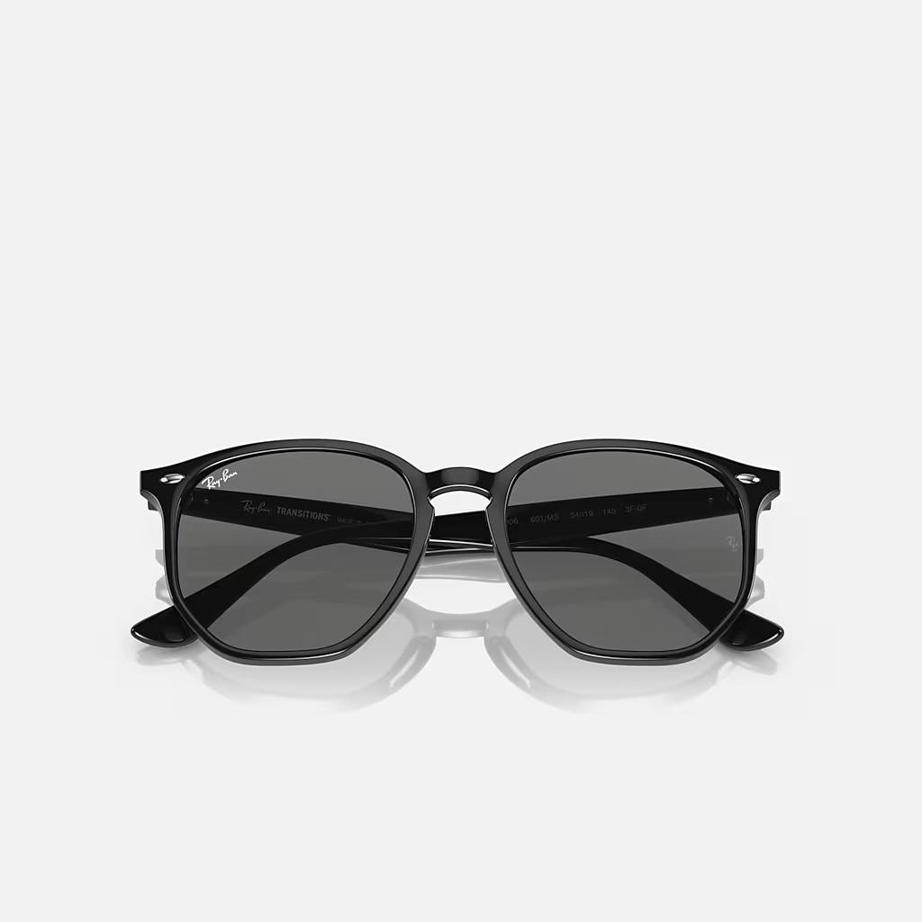 Kính Ray-Ban Rb4306 Transitions® Đen Trong Xám