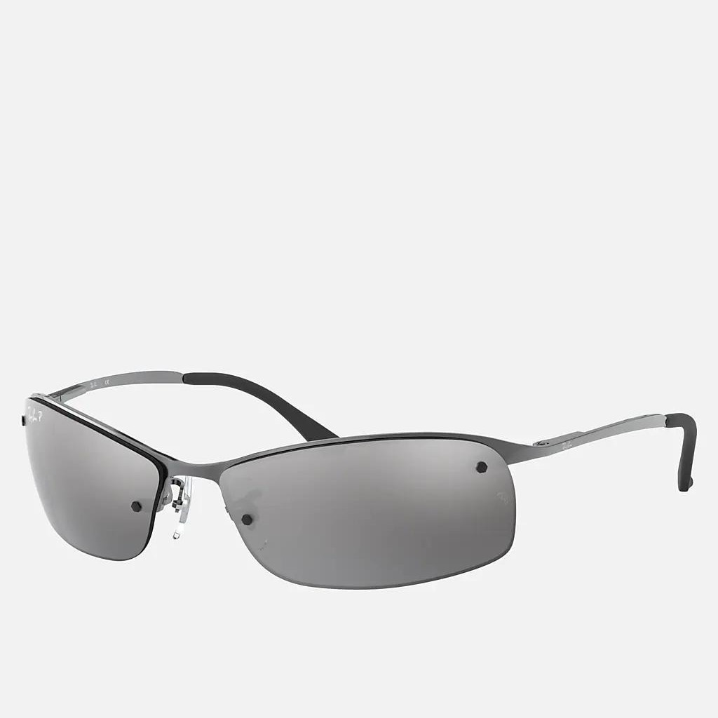 Kính Ray-Ban Rb3183 Polarized Xám Bạc