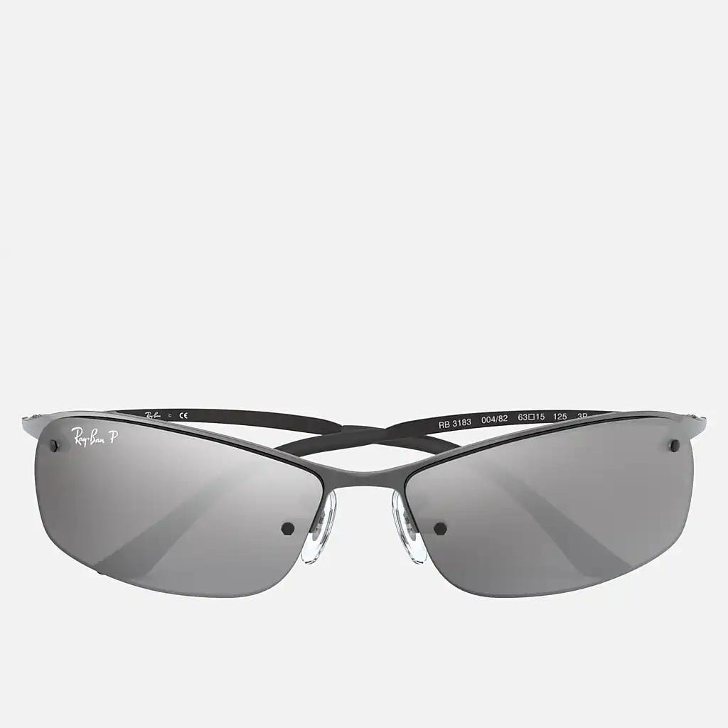 Kính Ray-Ban Rb3183 Polarized Xám Bạc