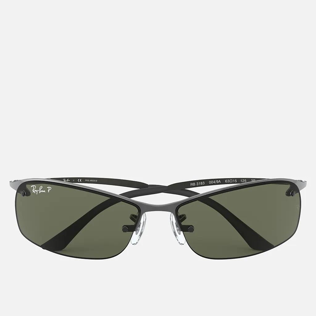 Kính Ray-Ban Rb3183 Polarized Xám Xanh Lá