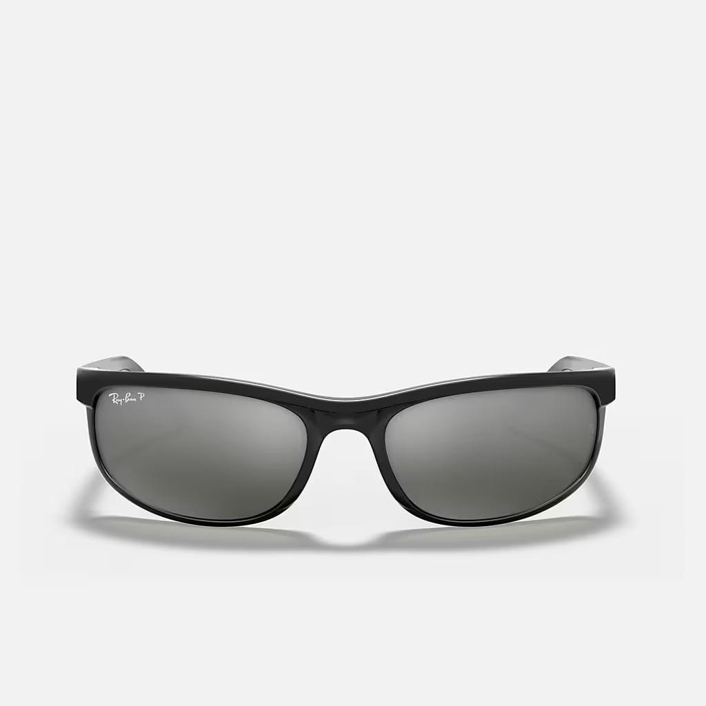 Kính Ray-Ban Predator 2 Đen Nhám Xám