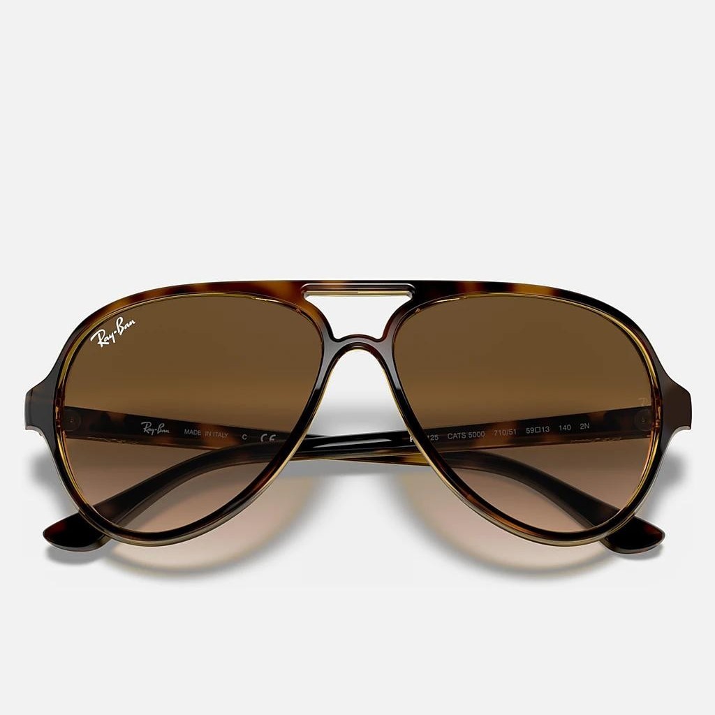 Kính Ray-Ban Cats 5000 Classic Nâu Sáng