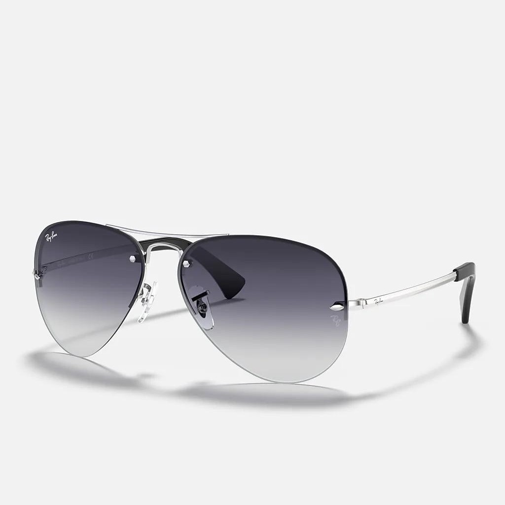 Kính Ray-Ban Rb3449 Bạc Xám