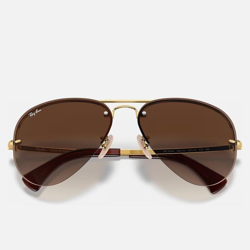 Kính Ray-Ban Rb3449 Vàng Nâu