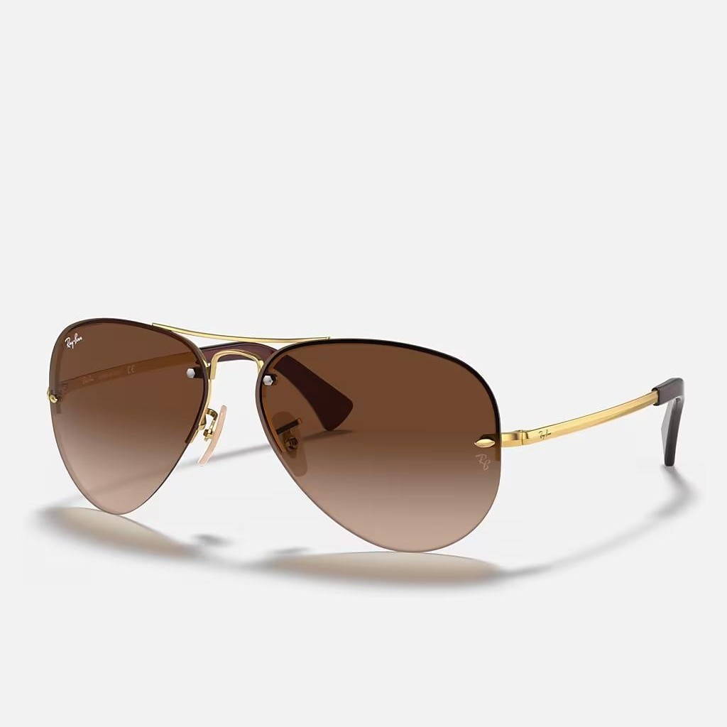 Kính Ray-Ban Rb3449 Vàng Nâu