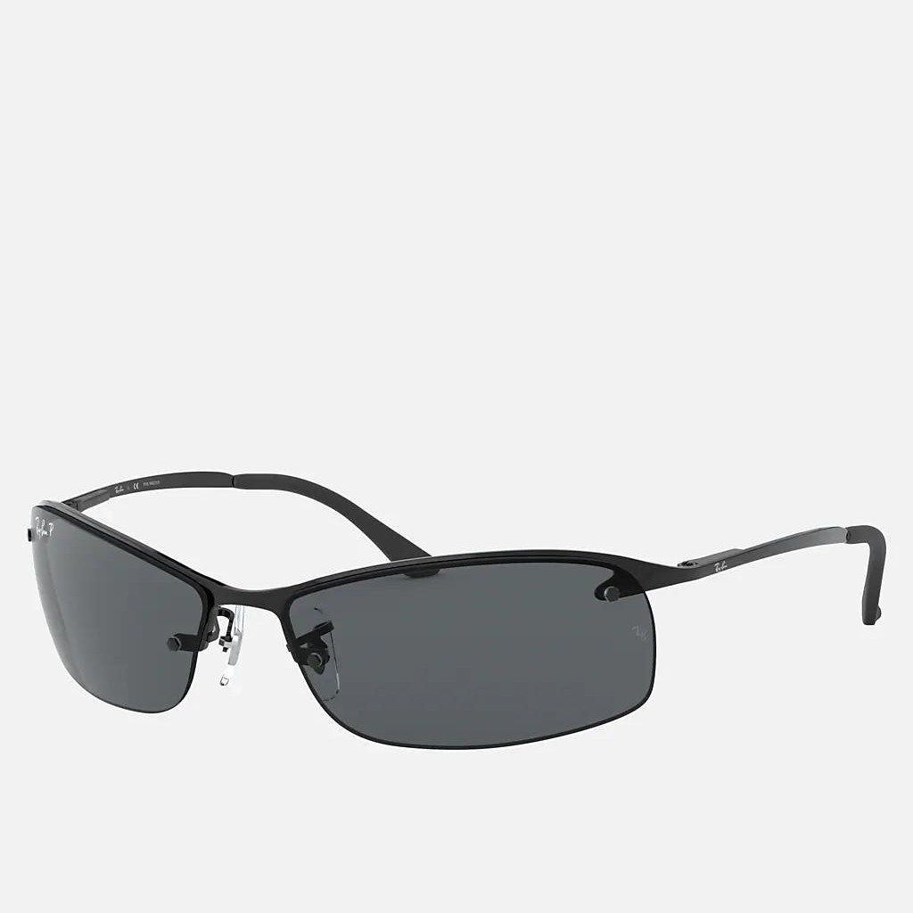 Kính Ray-Ban Rb3183 Polarized Đen Xám