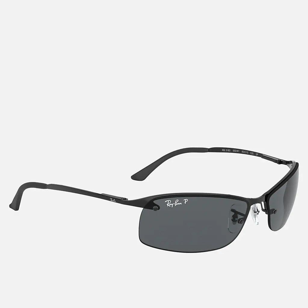 Kính Ray-Ban Rb3183 Polarized Đen Xám