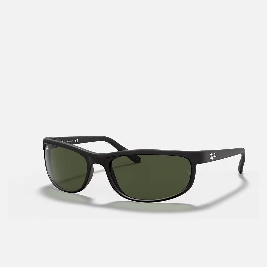 Kính Ray-Ban Predator 2 Đen Nhám Xanh Lá