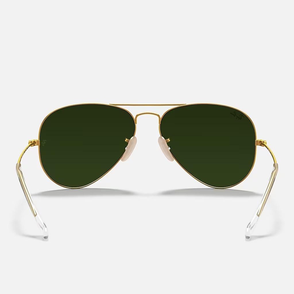 Kính Ray-Ban Aviator Flash Lenses Vàng Nhám Xanh Dương