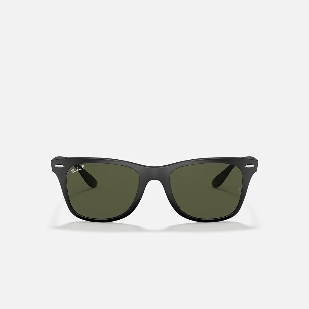 Kính Ray-Ban Wayfarer Liteforce Đen Nhám Xanh Lá