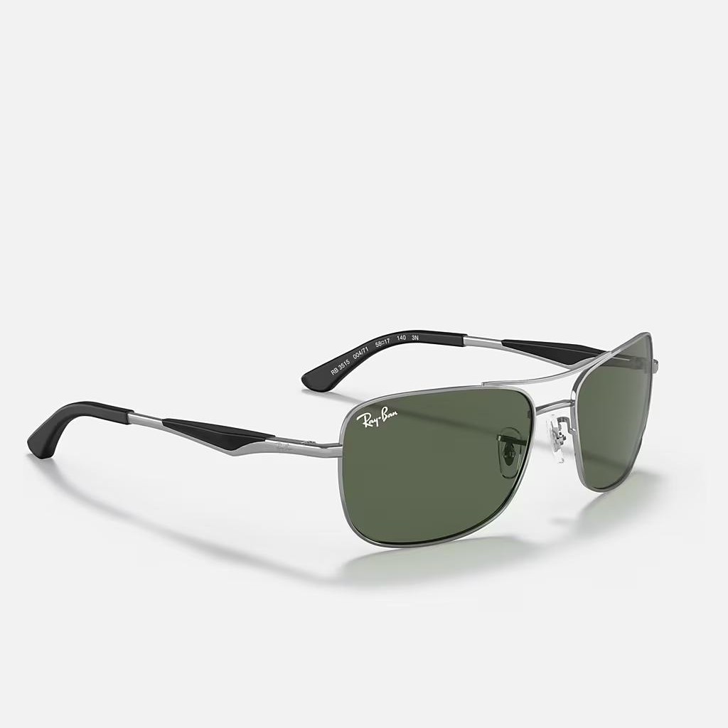 Kính Ray-Ban Rb3515 Xám Xanh Lá