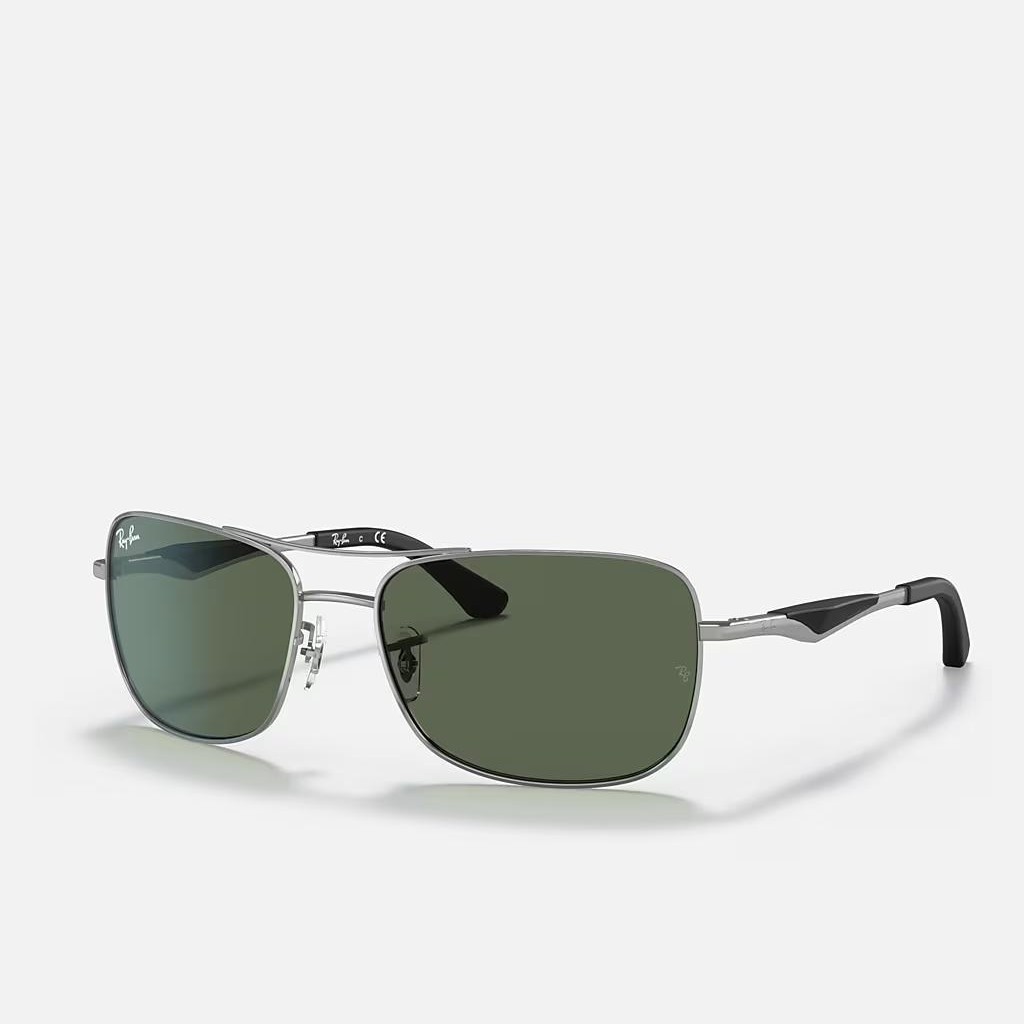 Kính Ray-Ban Rb3515 Xám Xanh Lá