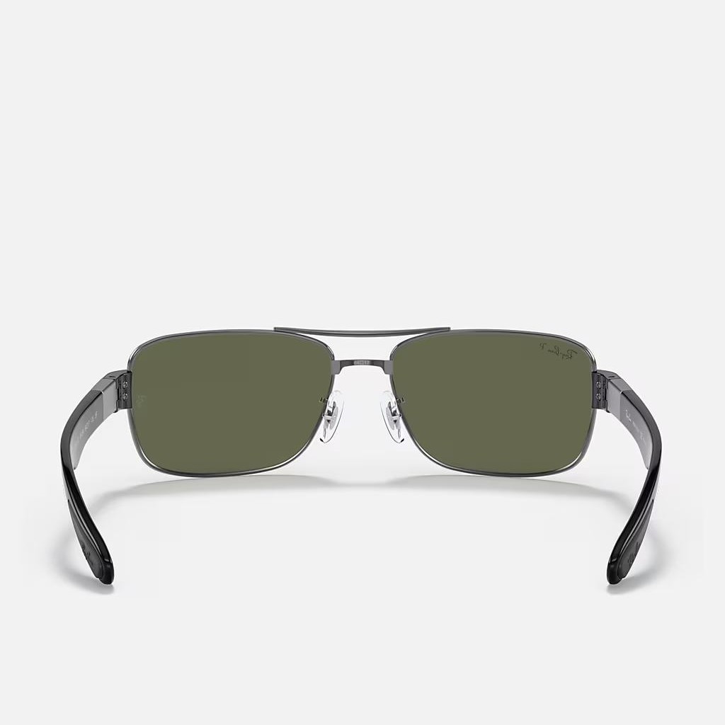 Kính Ray-Ban Rb3522 Polarized Đen Xanh Lá 