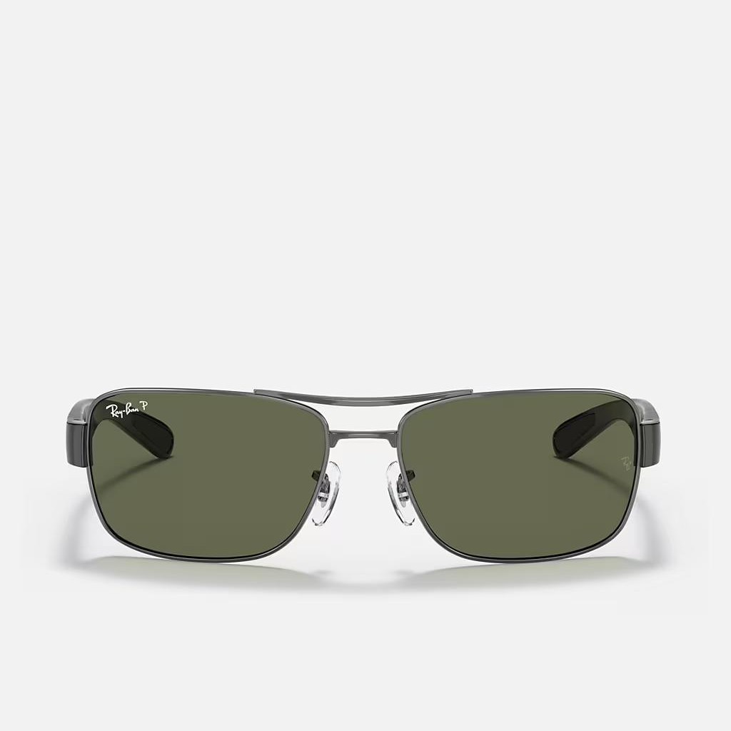 Kính Ray-Ban Rb3522 Polarized Đen Xanh Lá 