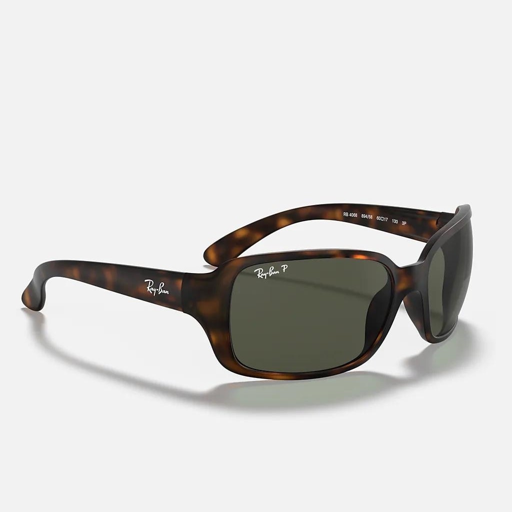 Kính Ray-Ban Rb4068 Nâu Xanh Lá