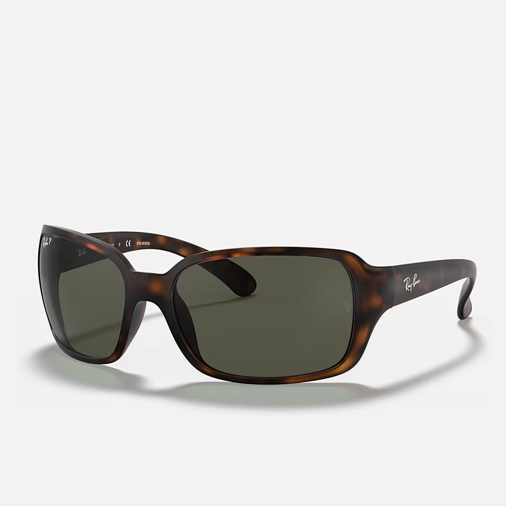 Kính Ray-Ban Rb4068 Nâu Xanh Lá