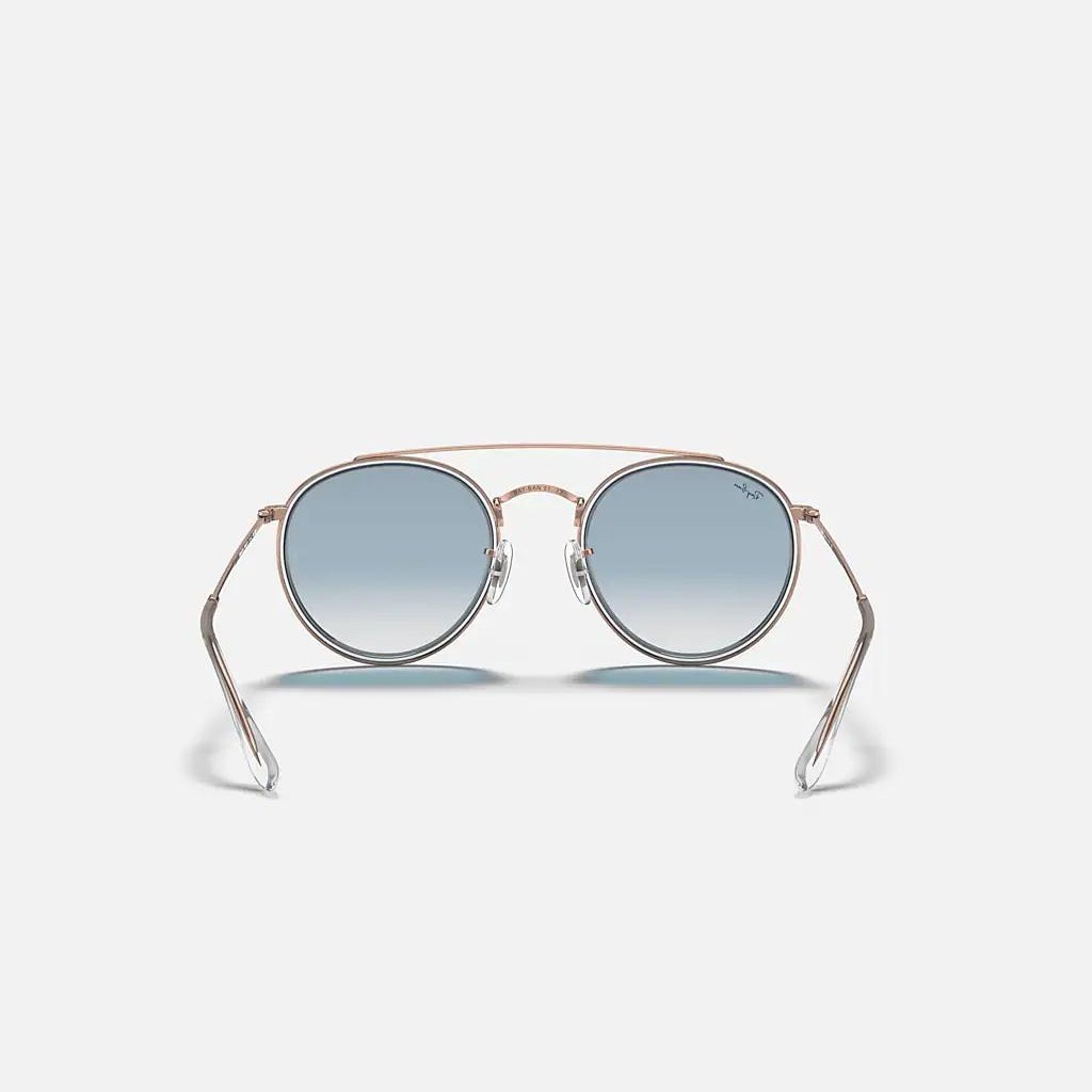 Kính Ray-Ban Round Double Bridge Hồng Xanh Dương Sáng