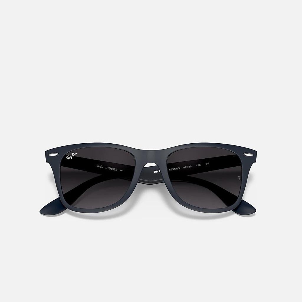 Kính Ray-Ban Wayfarer Liteforce Xanh Dương Nhám Xám