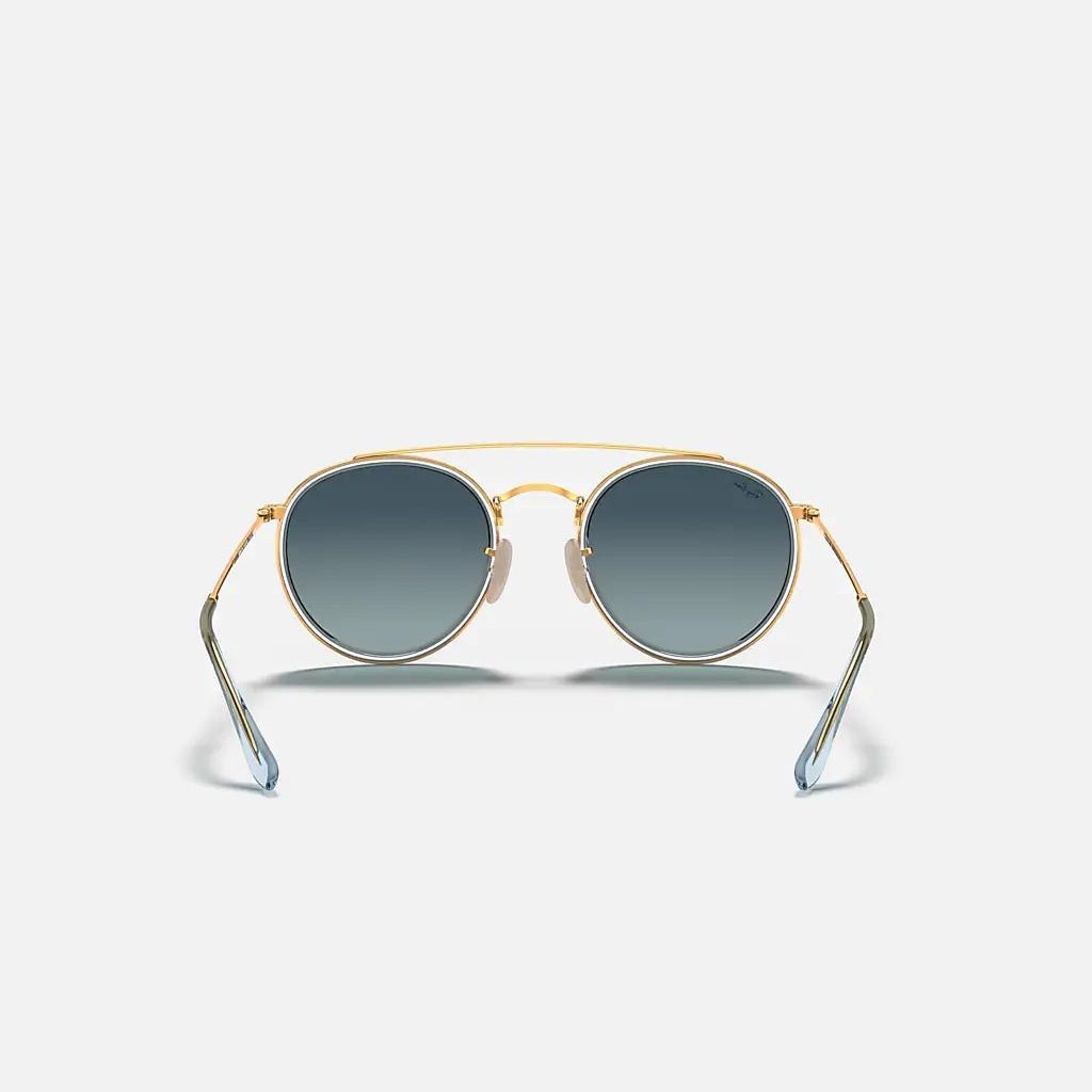 Kính Ray-Ban Round Double Bridge Vàng Xanh Dương