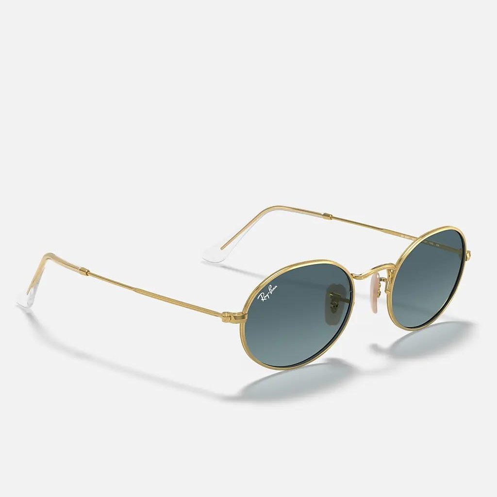 Kính Ray-Ban Oval Vàng Xanh Dương