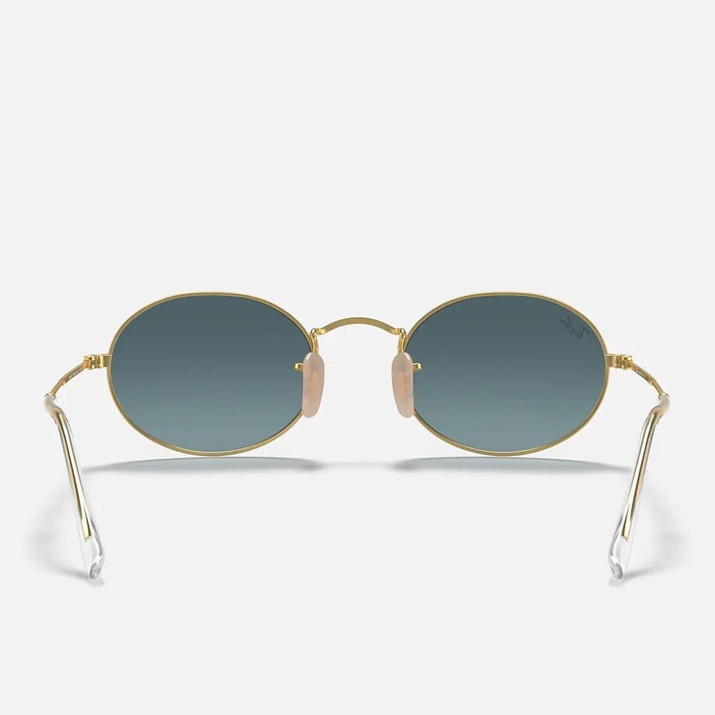 Kính Ray-Ban Oval Vàng Xanh Dương