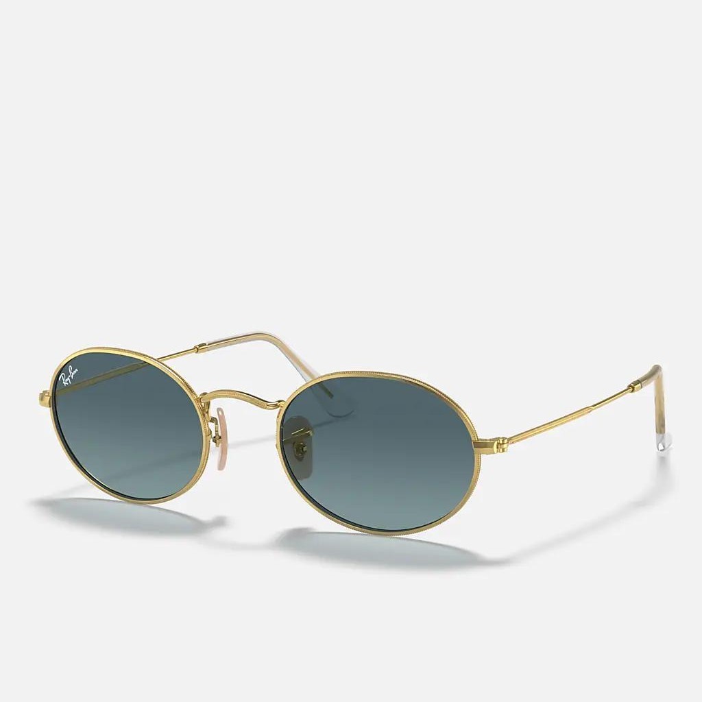 Kính Ray-Ban Oval Vàng Xanh Dương