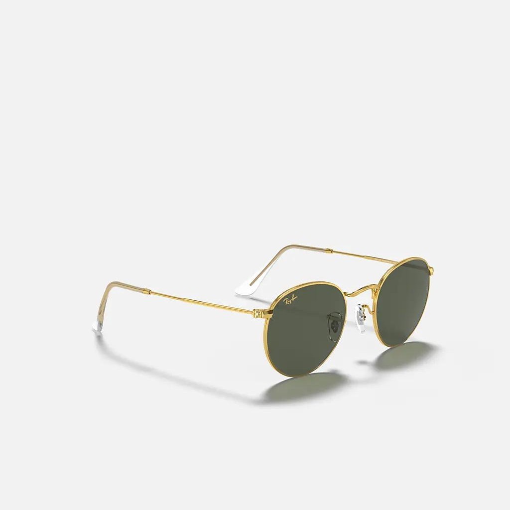 Kính Ray-Ban Round Metal Legend Gold Vàng Xanh Lá