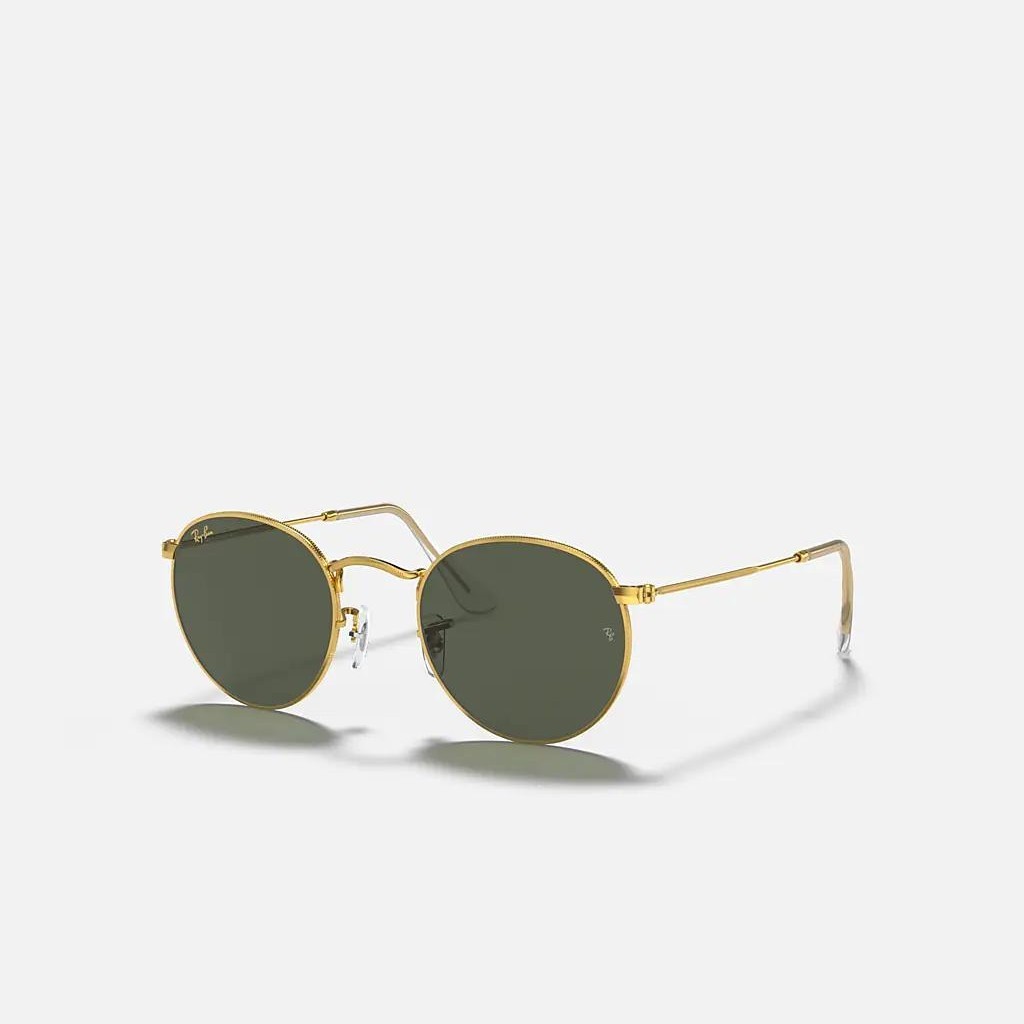 Kính Ray-Ban Round Metal Legend Gold Vàng Xanh Lá