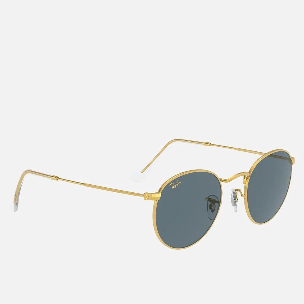 Kính Ray-Ban Round Metal Legend Gold Vàng Xanh Dương