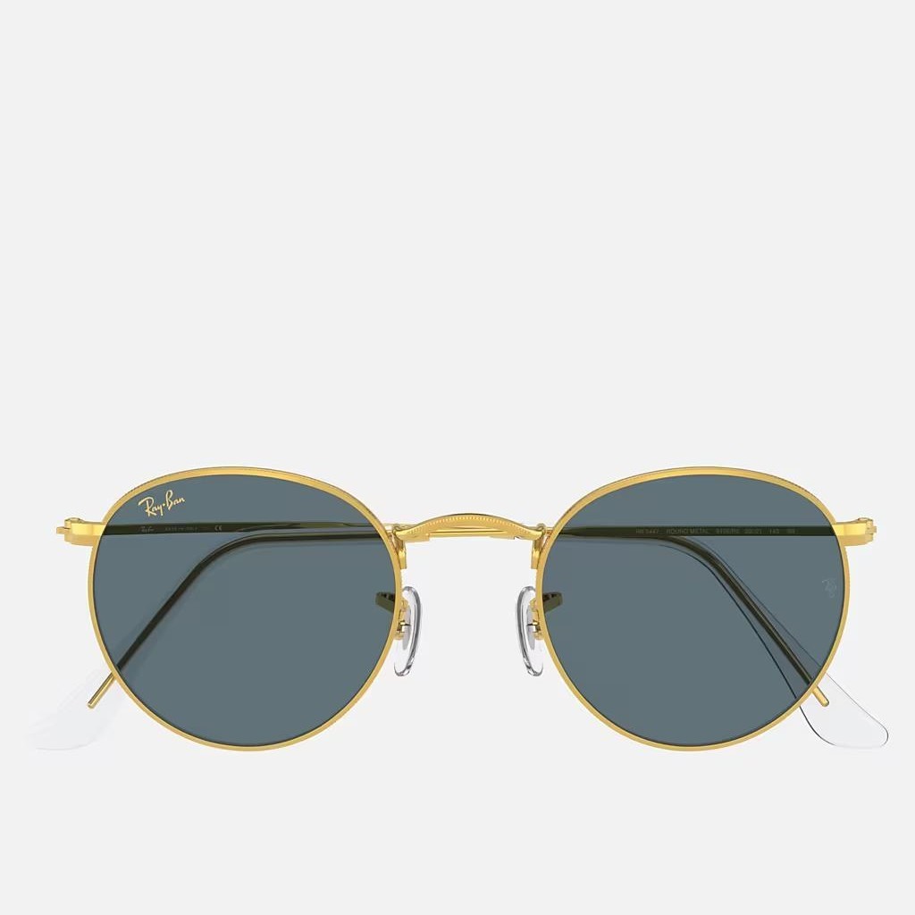 Kính Ray-Ban Round Metal Legend Gold Vàng Xanh Dương