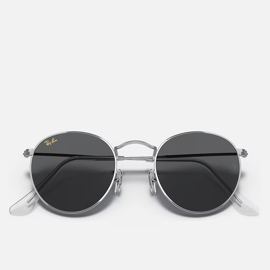 Kính Ray-Ban Round Metal Legend Gold Bạc Xám