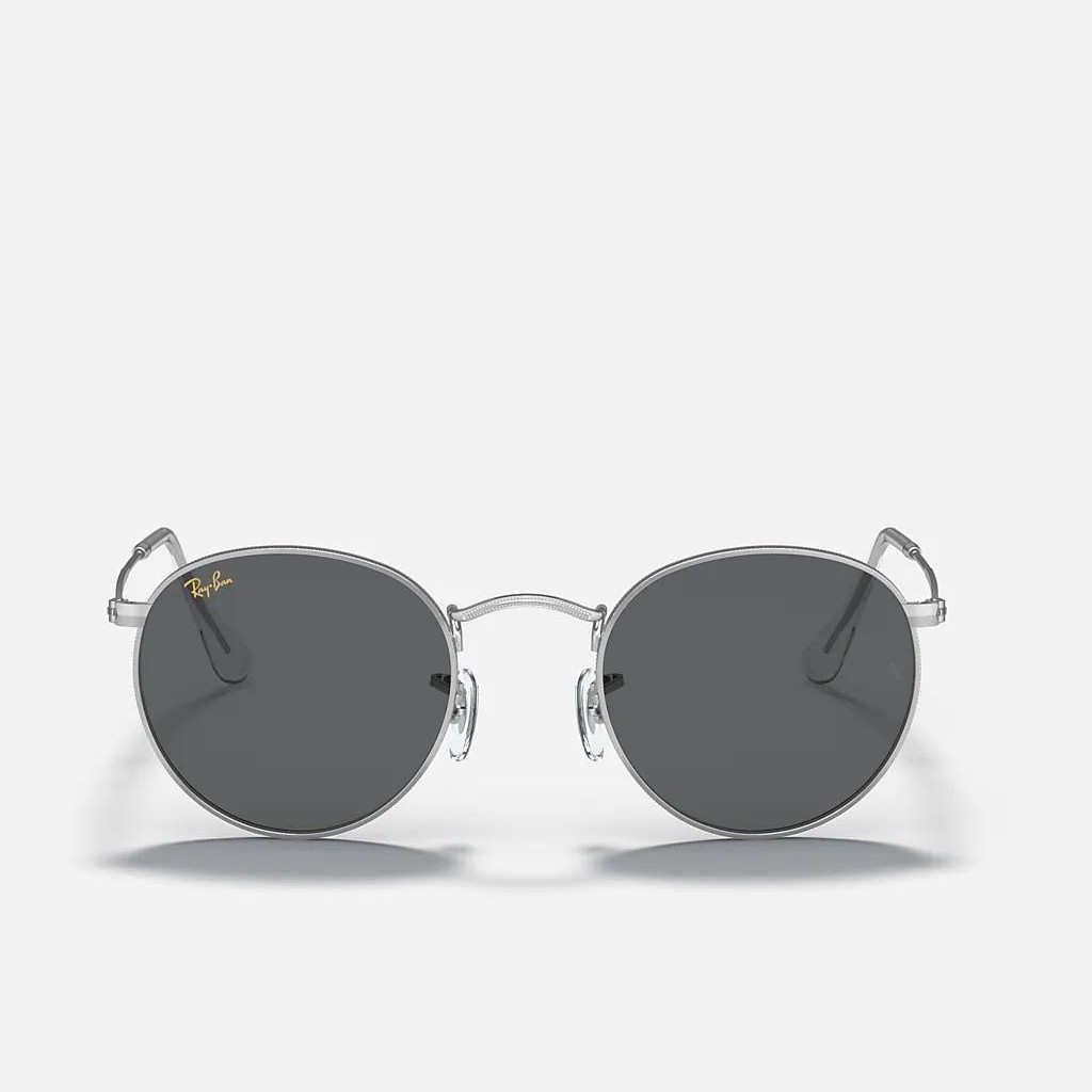 Kính Ray-Ban Round Metal Legend Gold Bạc Xám