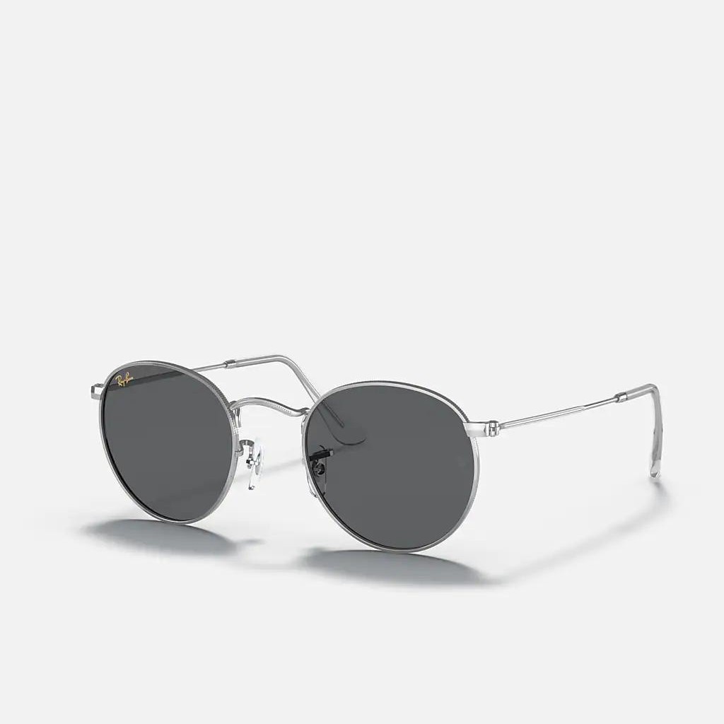 Kính Ray-Ban Round Metal Legend Gold Bạc Xám