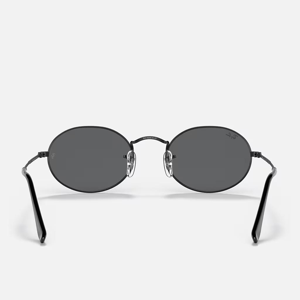 Kính Ray-Ban Oval Đen Xám