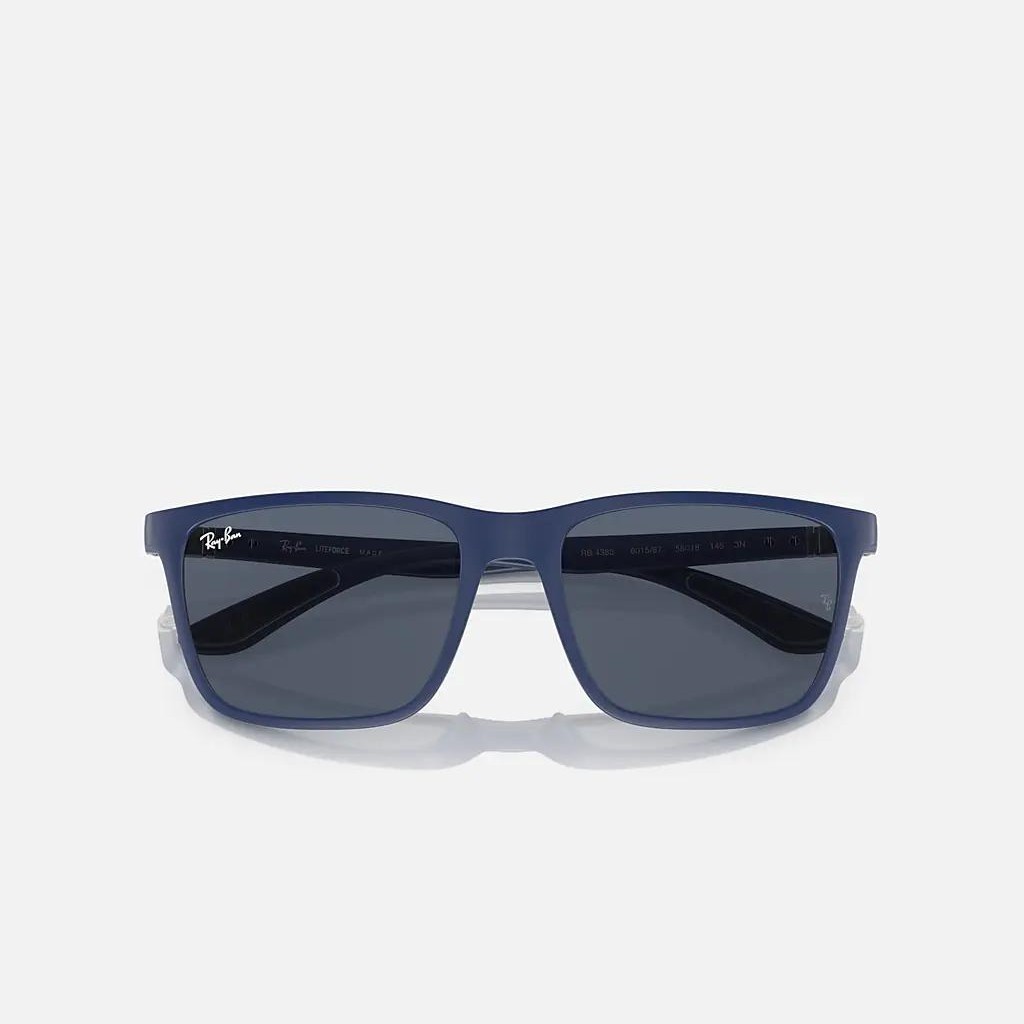 Kính Ray-Ban Rb4385 Xanh Dương Nhám Xám