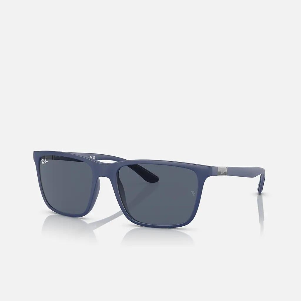 Kính Ray-Ban Rb4385 Xanh Dương Nhám Xám