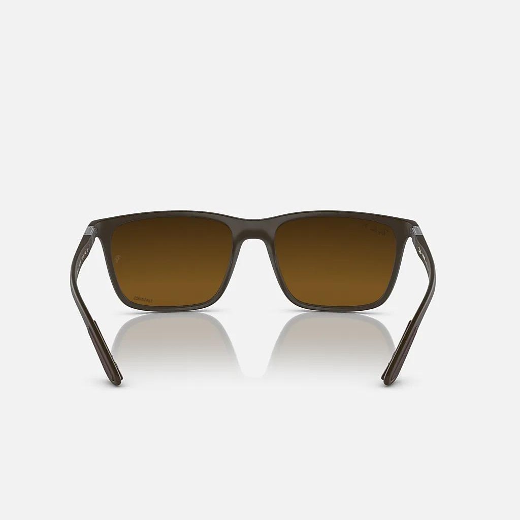 Kính Ray-Ban Rb4385 Nâu Nhám Vàng