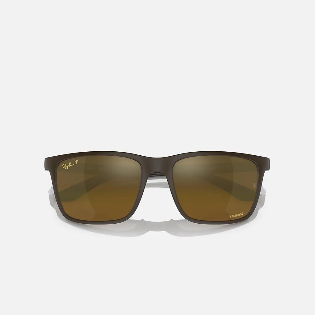 Kính Ray-Ban Rb4385 Nâu Nhám Vàng