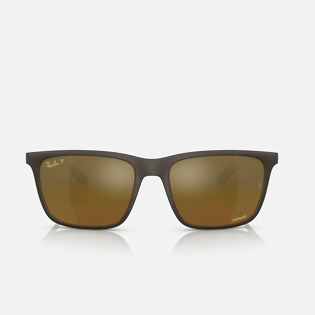 Kính Ray-Ban Rb4385 Nâu Nhám Vàng