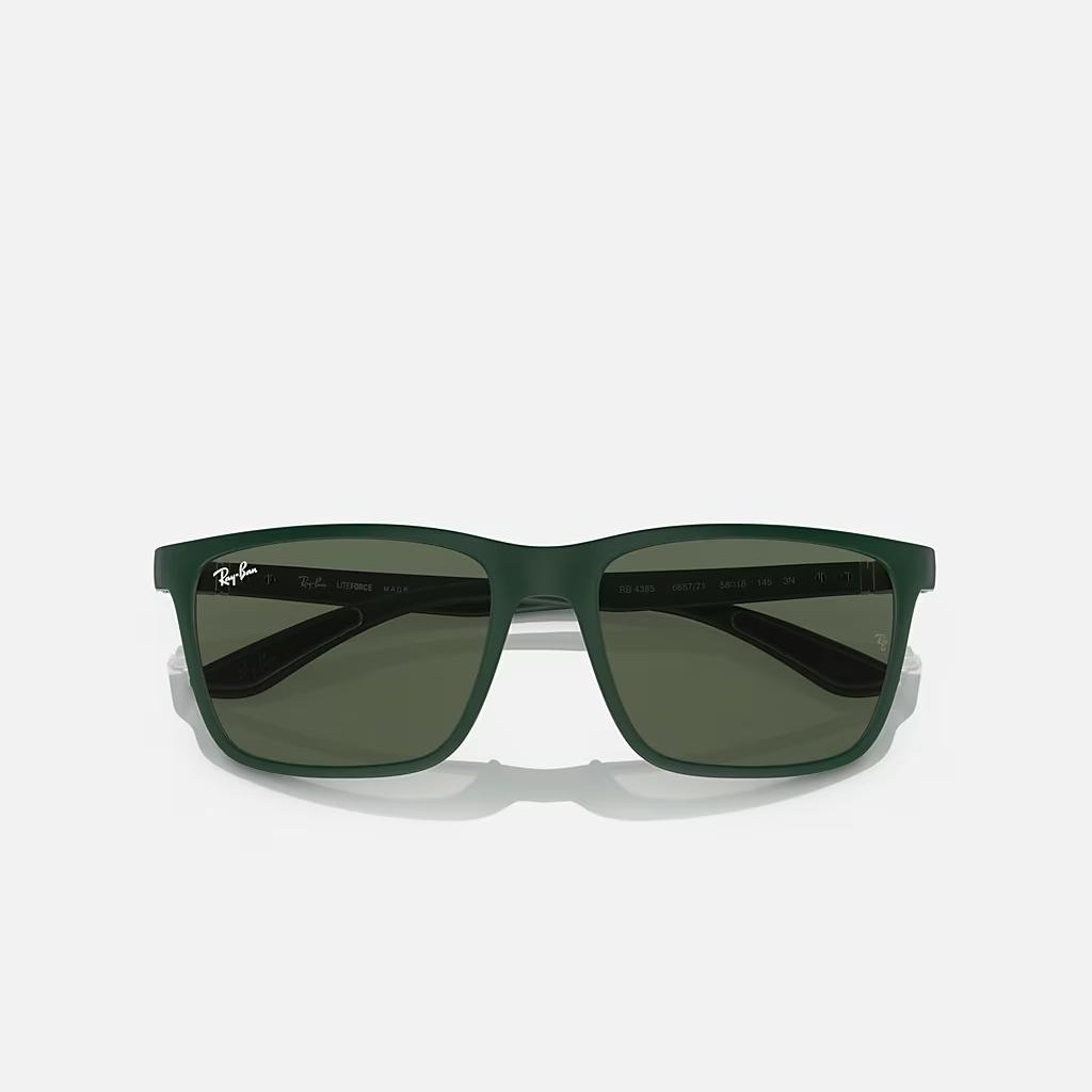 Kính Ray-Ban Rb4385 Xanh Lá Nhám