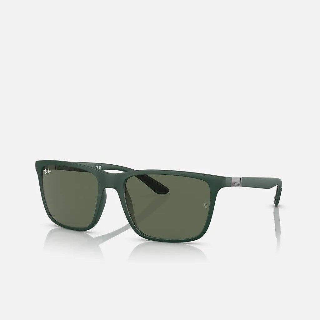 Kính Ray-Ban Rb4385 Xanh Lá Nhám