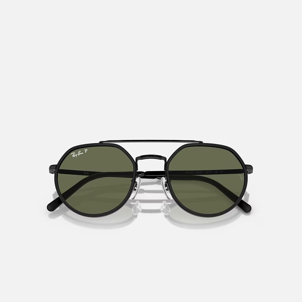 Kính Ray-Ban Rb3765 Đen Xanh Lá